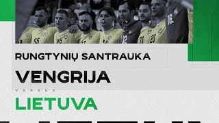 Vengrija - Lietuva (36:23) | Rungtynių Santrauka | EČ 2024 Atranka