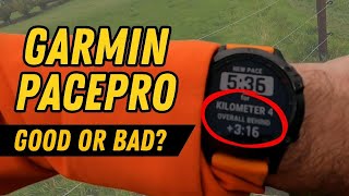 Garmin PacePro - thoughts of a very average, non-elite runner