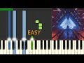 Natural (Imagine Dragons) - Easy Piano Tutorial With Notes