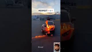 Lamborghini is on fire  Respect 🔥💯🔥