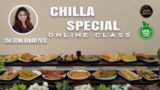 Chilla Online Class | Breakfast |To BUY☎️+91  8551 8551 04 +91  8551 8551 07 By Om Sai Cooking Class