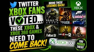 Twitter Xbox Fans VOTED… These Xbox & Xbox 360 Games NEED to Come Back on Current Gen
