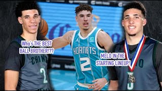 IS LAMELO ALREADY THE BEST IN THE FAMILY!?  REACTION + COMMENTARY!