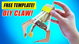How To Make DIY Claw for Homemade Claw Machine | Free Template Provided
