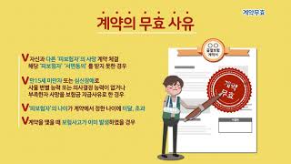 가장 친절한 보험약관 - 계약무효