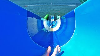 Kamikaze Water Slide at Lake Tisza Beach | Tisza-tó Strand