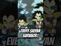 Every Saiyan That SURVIVED The Destruction of Planet Vegeta  #anime #dragonball #dragonballsuper