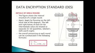 DES encryption:  Expansion and XOR steps