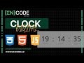 🕒 How to Build a Digital Clock with HTML, CSS & JavaScript | No-Talking Tutorial 🎯