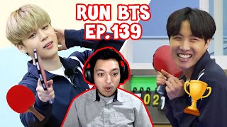 Who will be the table tennis champion? - Run BTS! Ep 139 Reaction