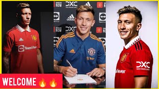 Lisandro Martinez unveiled as new Manchester United player