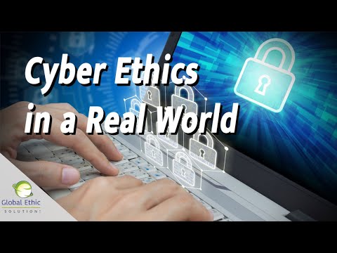 What you mean by cyber ethics?