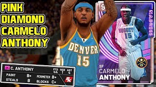 PINK DIAMOND CARMELO ANTHONY GAMEPLAY! HES A LIMITLESS GOD! NBA 2k19 MyTEAM