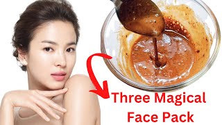 100% आपकी त्वचा को चमकदार बनाये  Three Magical Face pack | Wrinkles Free | Dark spots | Pigmentation