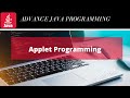 Applet Introduction | Advanced Java Programming | Hindi