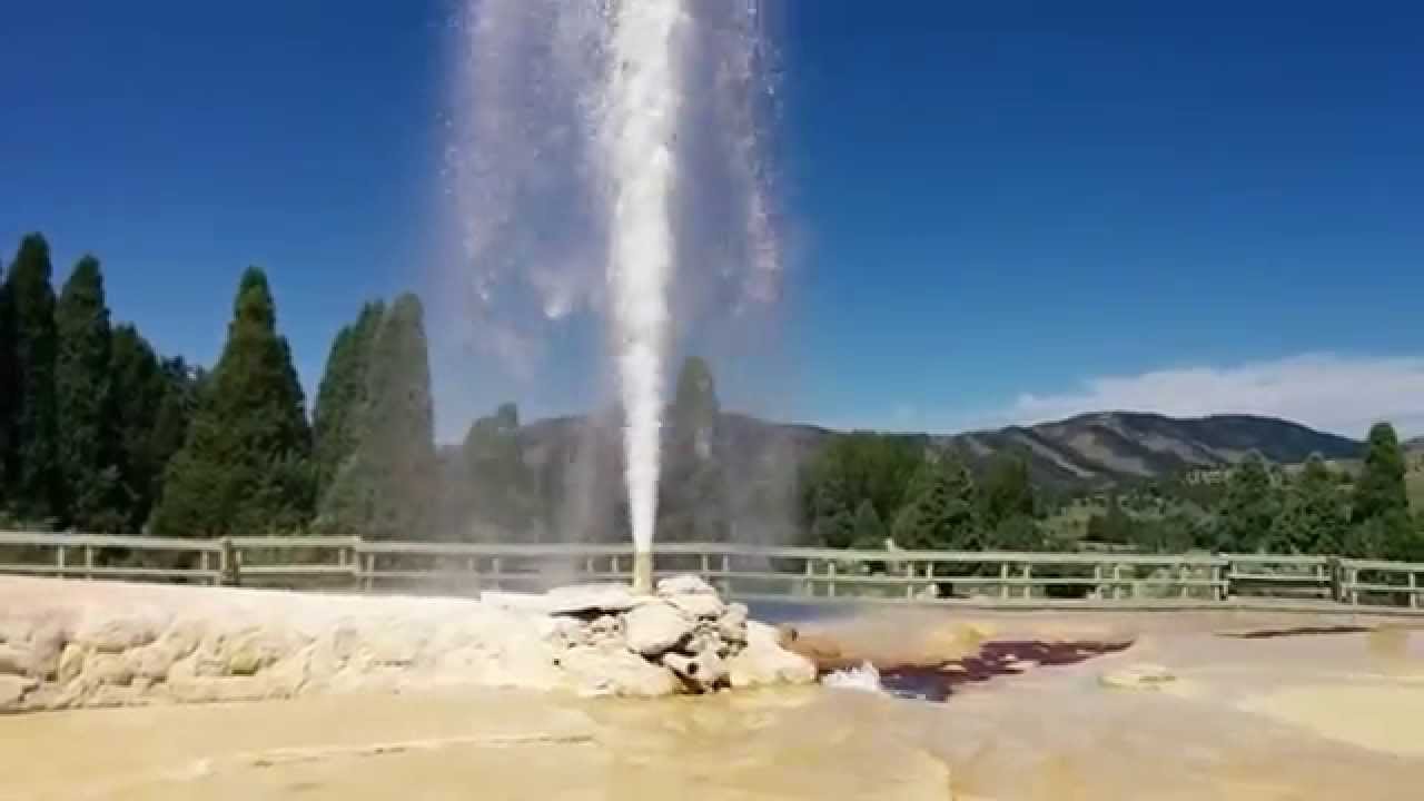 Soda Springs Geyser - YouTube