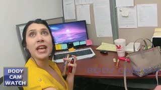 Woman Gets Drunk at Work and Refuses to Leave | Police Escort Her Out