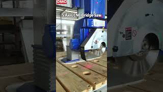 OMC 5 Axis CNC Bridge Saw TOOL+ Cutting Machine (Customized color)