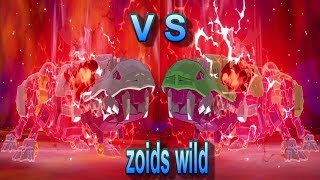 zoids Wild ゾイド ワイルド キング オブ ブラスト ガブリゲーター GABRIGATOR 猛噬帝鱷 VS ガブリゲーター GABRIGATOR 猛噬帝鱷