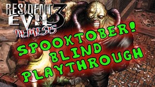 SPOOKTOBER! Resident Evil 3 Nemesis Blind Playthrough #1