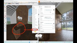 Hướng dẫn cách sử dụng vật liệu Enscape SketchUp Phan Thức