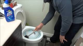 How To Clean A Toilet (Tutorial For Cleaning A Bathroom)