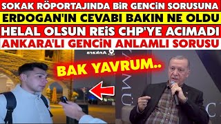 Sokak Röportajında Bir Gencin Sorusuna Erdoğan'ın Net Cevabı.! Herkesin İzlemesi Gereken Bir Video..