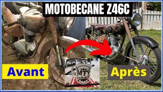 [LE COIN CAUSETTE] MOTOBECANE Z46C 1954, restauration express (version longue)!!!