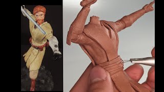 Sculpting Obi Wan Kenobi - Star Wars The Clone Wars