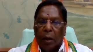 V Narayanasamy addresses media on Coronavirus Pandemic