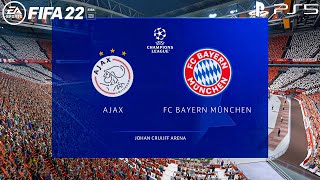 FIFA 22 PS5 | Ajax Vs Bayern Munich | UEFA Champions League | Gameplay & Full match