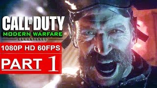 CALL OF DUTY MODERN WARFARE REMASTERED Gameplay Walkthrough Part 1 [1080p HD 60FPS] - No Commentary
