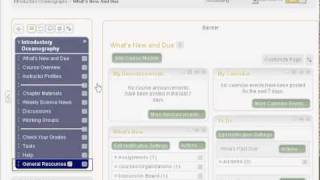 CourseSites Tutorial 5: Modifying the Course Menu