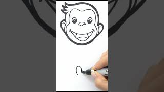 🔴🔴 How to draw Curious George & Luigui Super Mario #drawings #shorts
