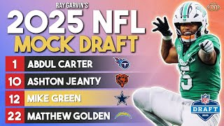 2025 NFL Mock Draft: Ashton Jeanty as Ben Johnson’s Jahmyr Gibbs 2.0 | #NFLDraft2025