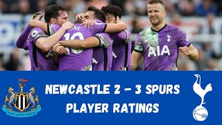 KANE, SON (손흥민), TANGUY GOALS GIVE SPURS HUGE AWAY WIN! | Newcastle 2 - 3 Spurs | Player Ratings