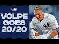 No Yankees rookie had tallied a 20/20 season until Anthony Volpe! 👀