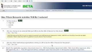 Creating and Submitting an IRB Application with an External IRB of Record (4:14)