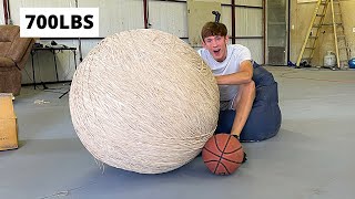 How To Make A Giant Rubber Band Ball (OVER 700LBS!!)