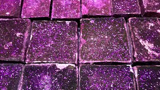 Purple Dyed Blocks \u0026 Gorgeous Bars 🔮🍇 | #OddlySatisfying #LuxeReforms #LuxeCrush