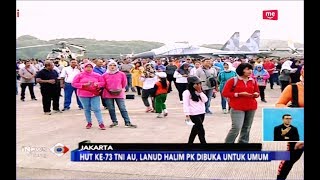 HUT ke-73, TNI AU Gelar Pesta Rakyat \u0026 Pameran Pesawat 6-7 April di Lanud Halim - iNews Siang 06/04