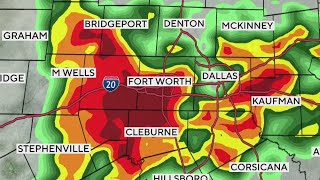 Rounds of rain and strong-to-severe storms for North Texas