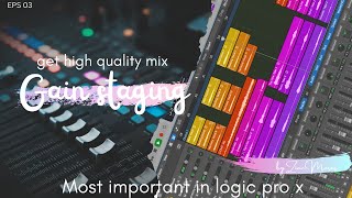 How to get high quality mix | Gain staging | Allegra audio engineering institute