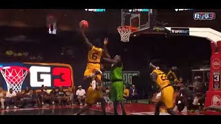 FRANK NITTY WITH THE BIGGEST POSTER IN BIG3 HISTORY 🔥