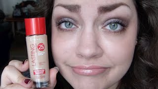 Rimmel Lasting Finish 25HR Foundation: First Impression + Review!