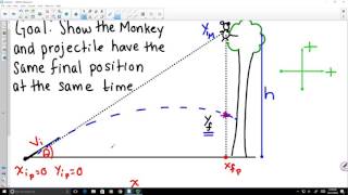 Solution for the Monkey-Hunter Projectile Demo