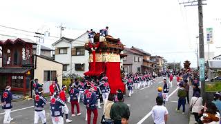 常滑祭・常滑地区祭礼2018 P1030465　北条・神明車　一六着