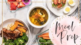 5 Healthy MEAL PREP Ideas for the ENTIRE DAY! | HONEYSUCKLE