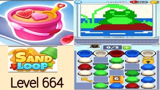 🏖️ Sand loop level 664 solution and walkthrough for gameplay