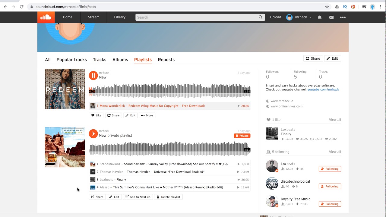 HOW TO REPEAT A SONG OR PLAYLIST On SOUNDCLOUD? - YouTube